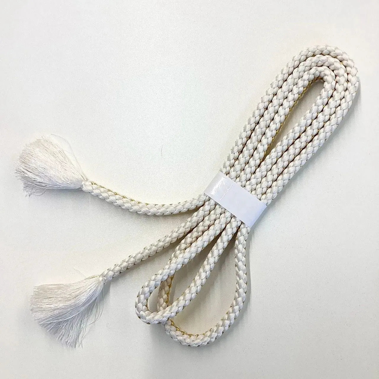 5862# Japanese Kimono Accessory Obiage and Obijime 2-piece Set Silk Shibori