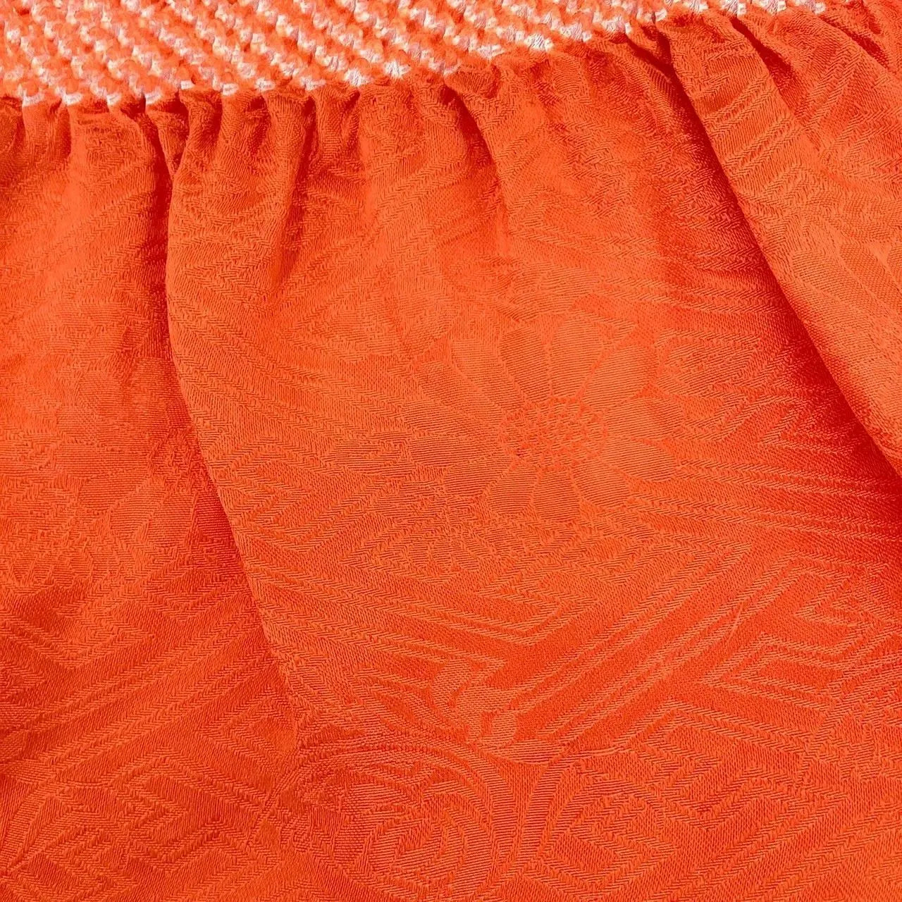 5872# Japanese Kimono Accessory Obiage and Obijime 2-piece Set Silk Shibori