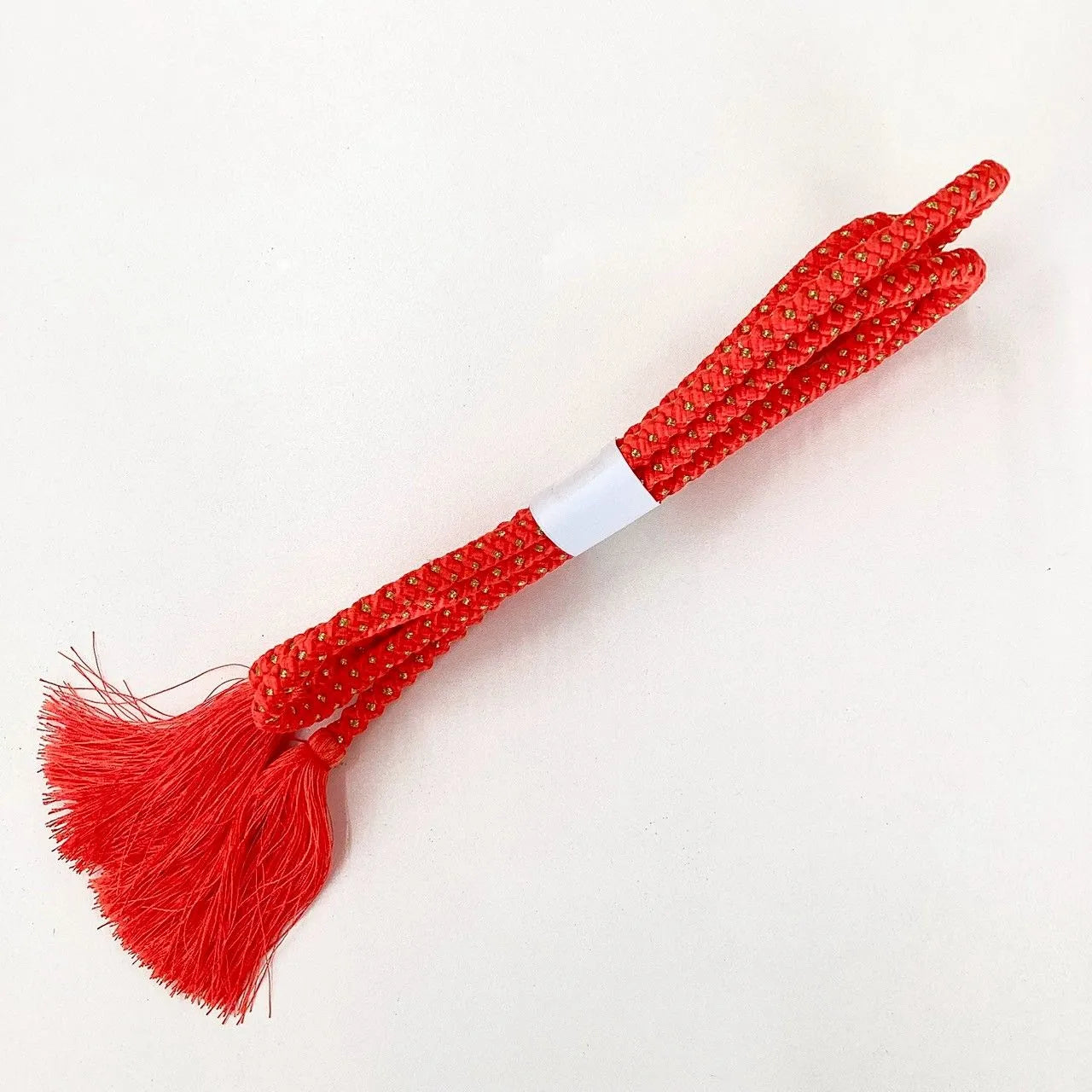 5875# Japanese Kimono Accessory Obiage and Obijime 2-piece Set Silk Shibori