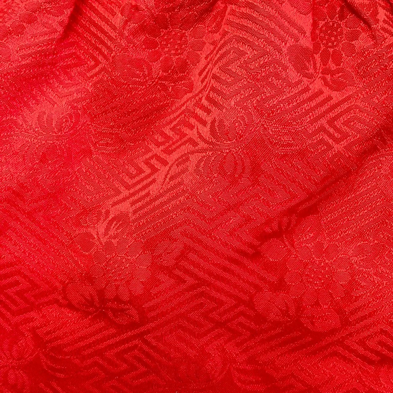 5878# Japanese Kimono Accessory Obiage and Obijime 2-piece Set Silk Shibori