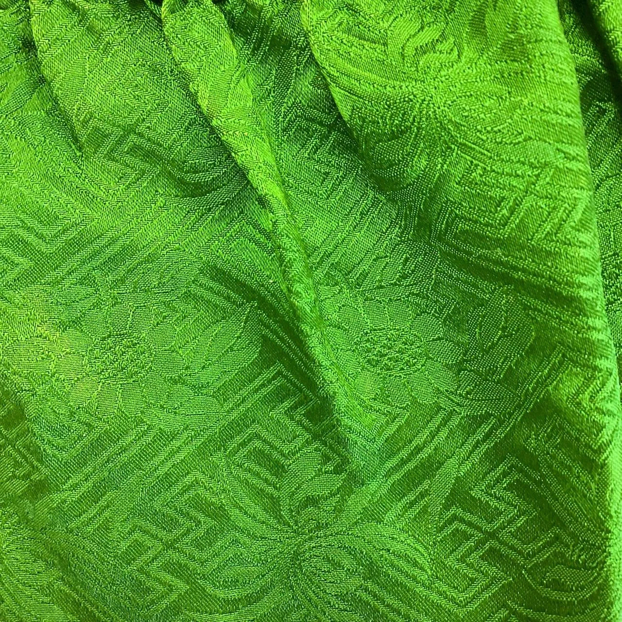 5879# Japanese Kimono Accessory Obiage and Obijime 2-piece Set Silk Shibori