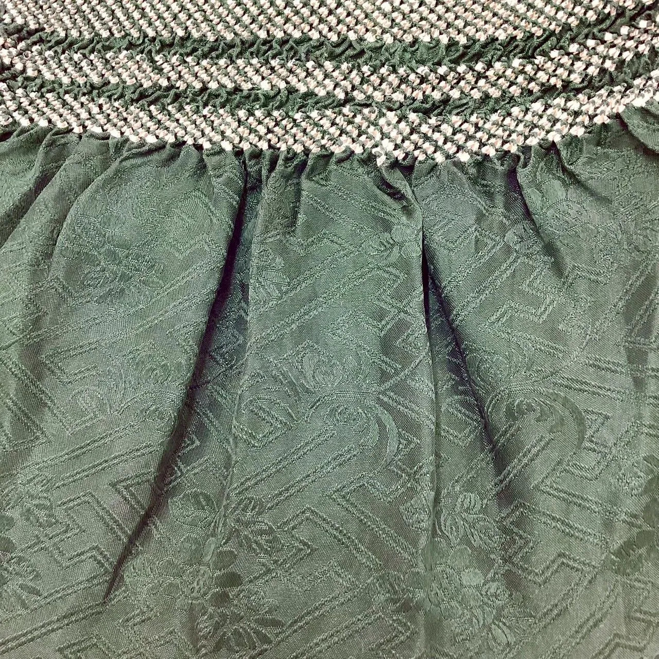 5886# Japanese Kimono Accessory Obiage and Obijime 2-piece Set Silk Shibori