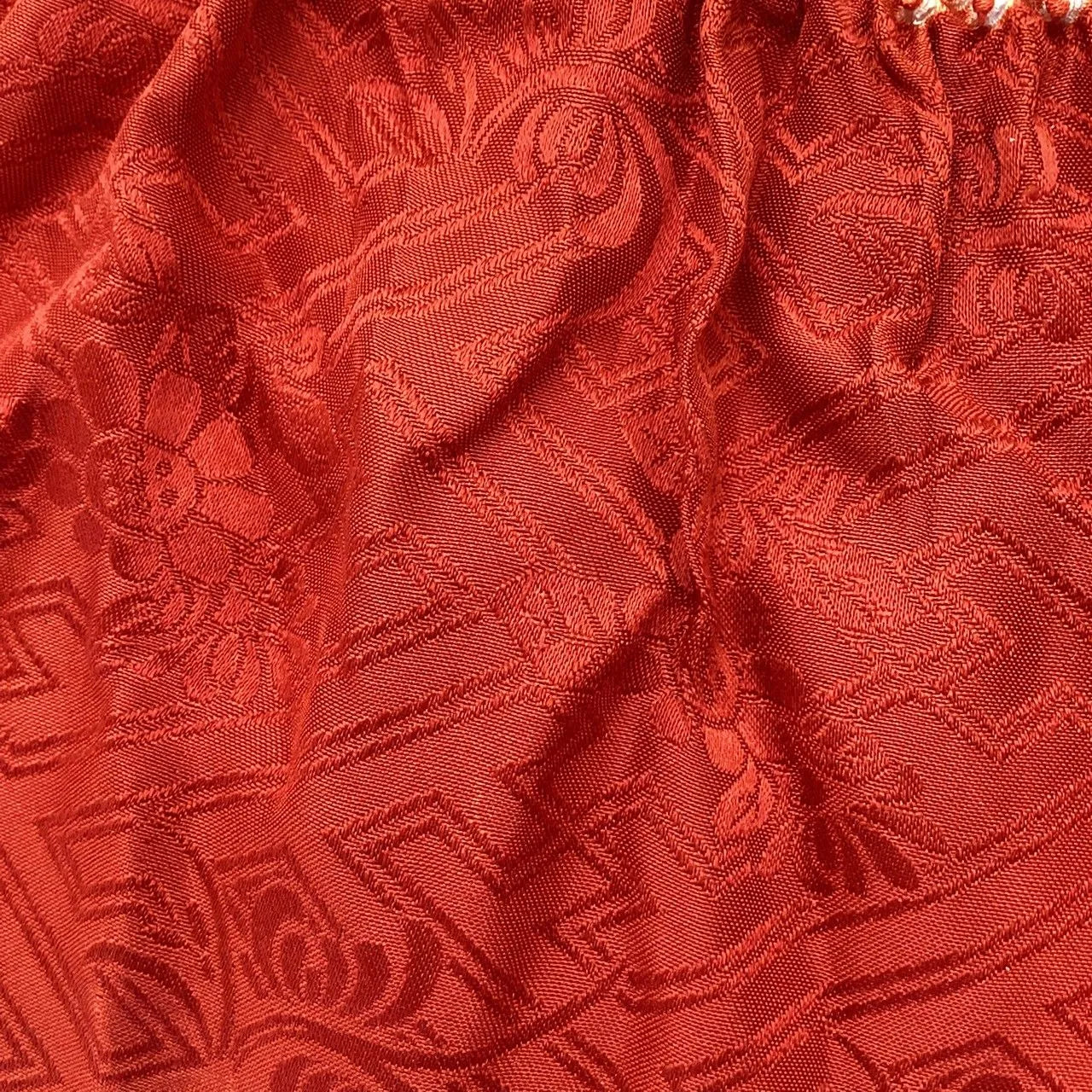 5887# Japanese Kimono Accessory Obiage and Obijime 2-piece Set Silk Shibori