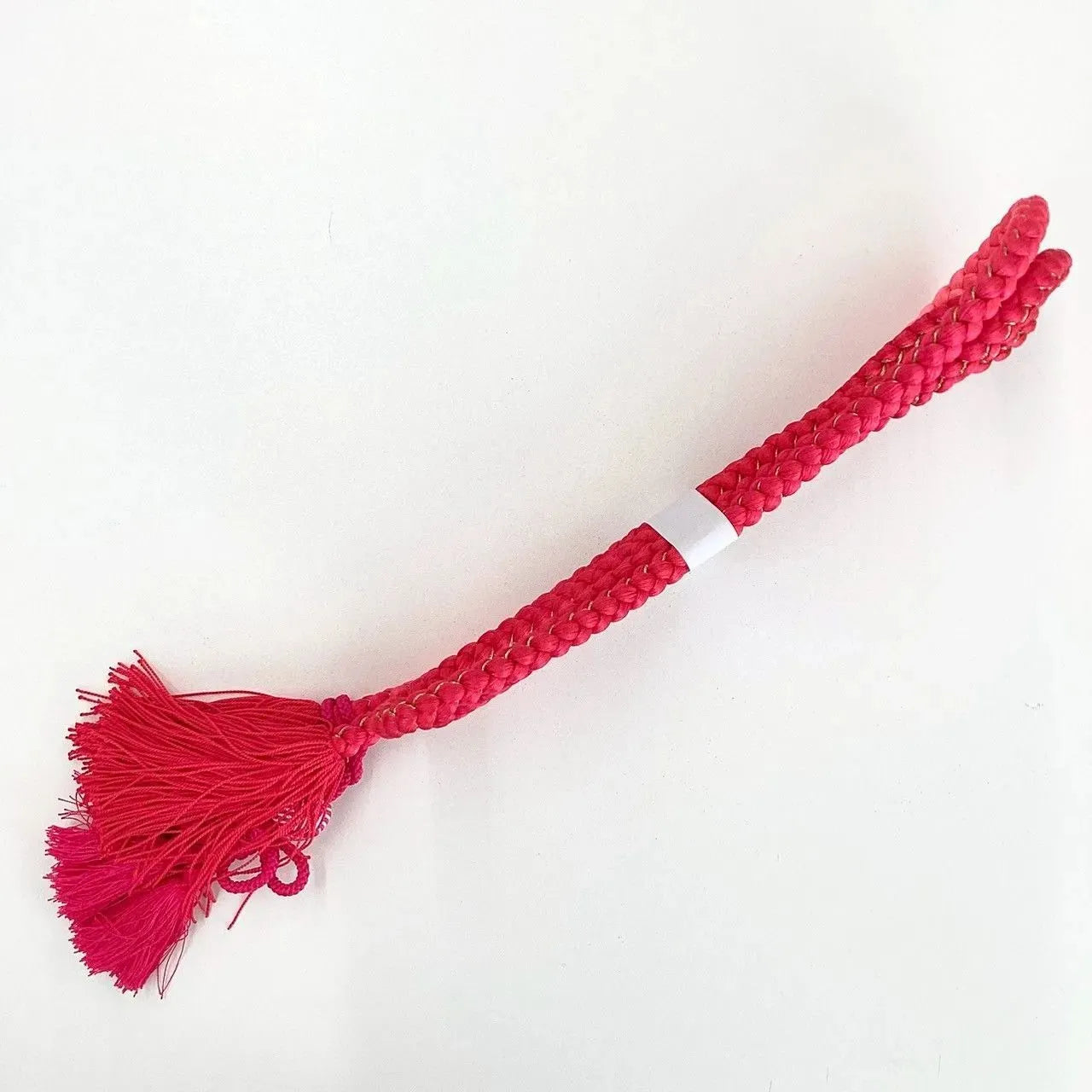 5869# Japanese Kimono Accessory Obiage and Obijime 2-piece Set Silk Shibori