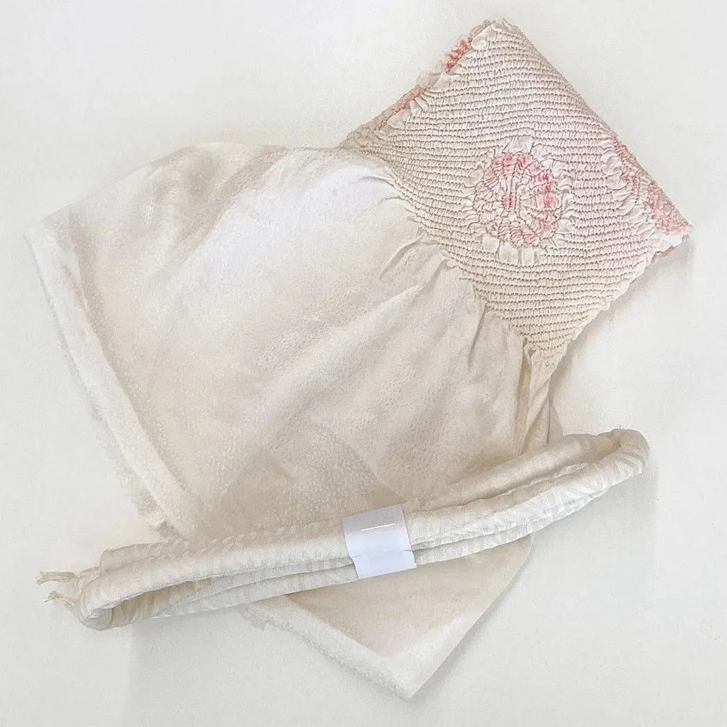 5870# Japanese Kimono Accessory Obiage and Obijime 2-piece Set Silk Shibori