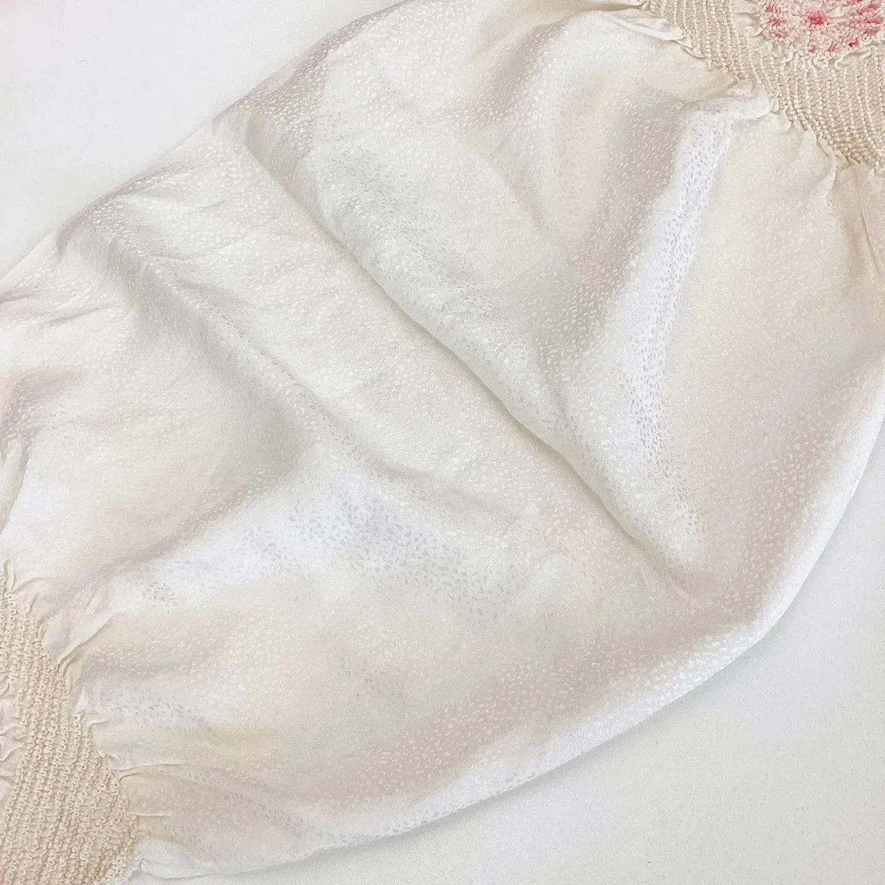 5870# Japanese Kimono Accessory Obiage and Obijime 2-piece Set Silk Shibori