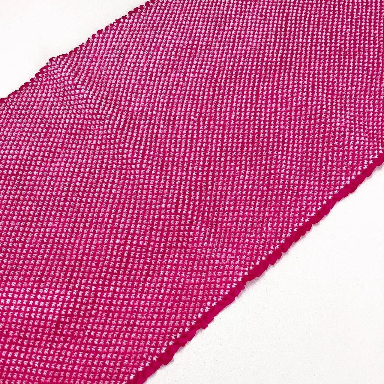 5871# Japanese Kimono Accessory Obiage and Obijime 2-piece Set Silk Shibori