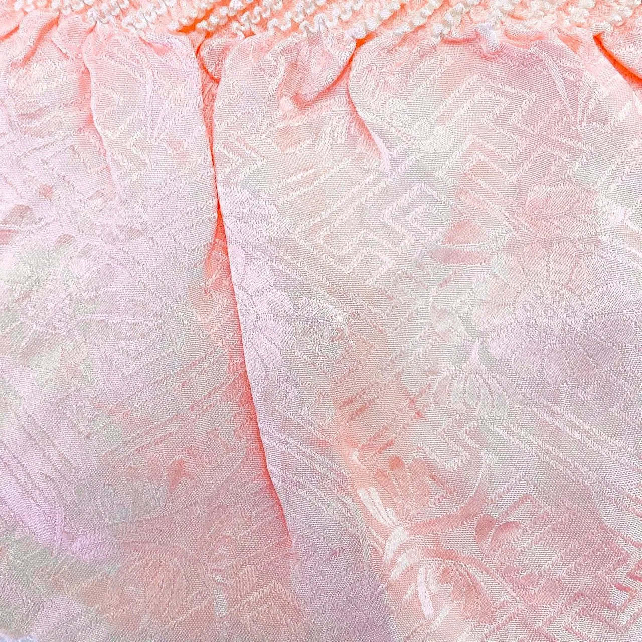 5888# Japanese Kimono Accessory Obiage and Obijime 2-piece Set Silk Shibori