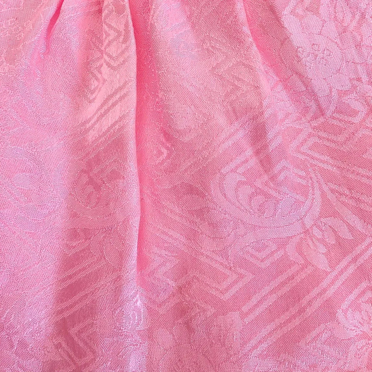 5890# Japanese Kimono Accessory Obiage and Obijime 2-piece Set Silk Shibori