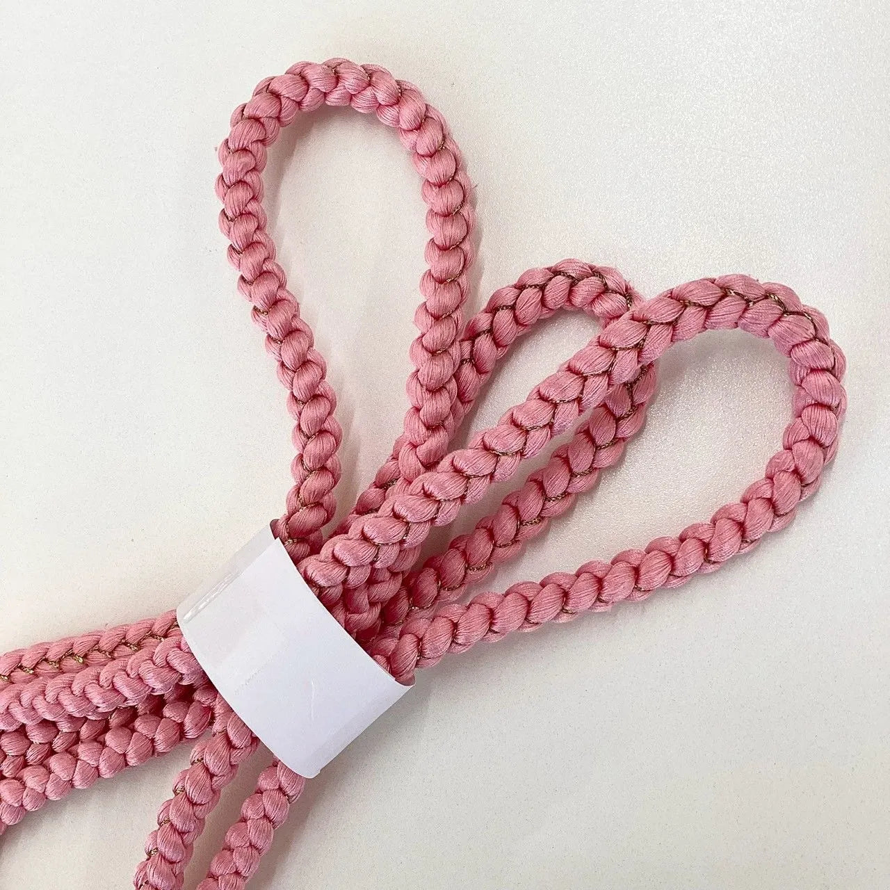 5890# Japanese Kimono Accessory Obiage and Obijime 2-piece Set Silk Shibori