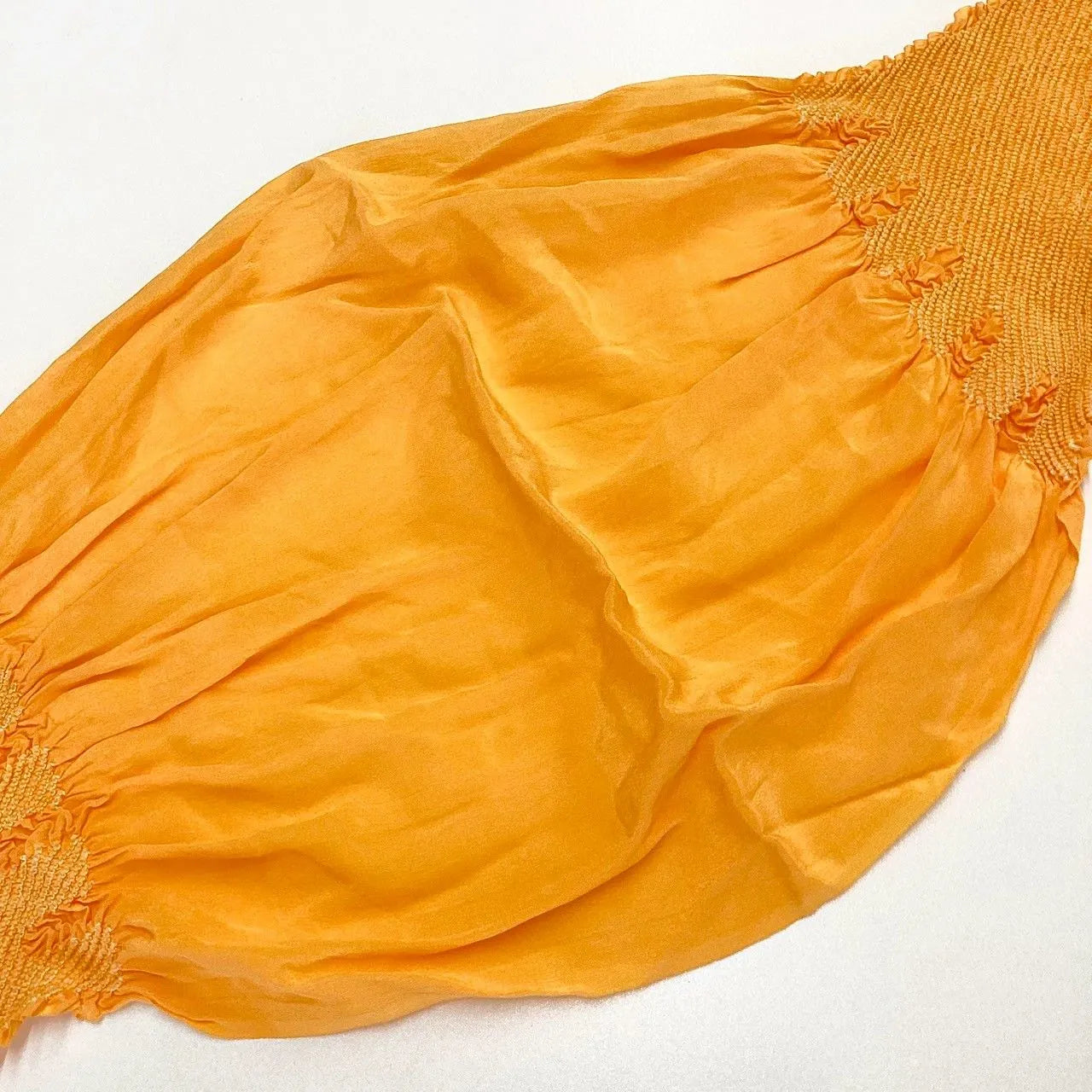 5891# Japanese Kimono Accessory Obiage and Obijime 2-piece Set Silk Shibori