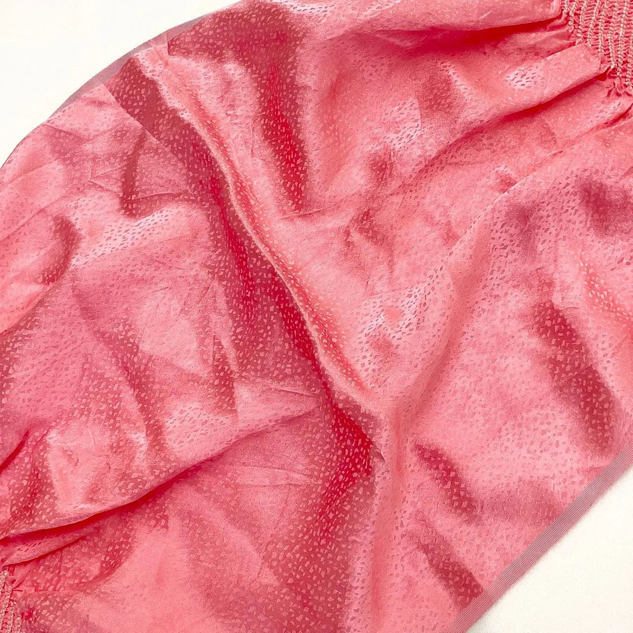 5895# Japanese Kimono Accessory Obiage and Obijime 2-piece Set Silk Shibori