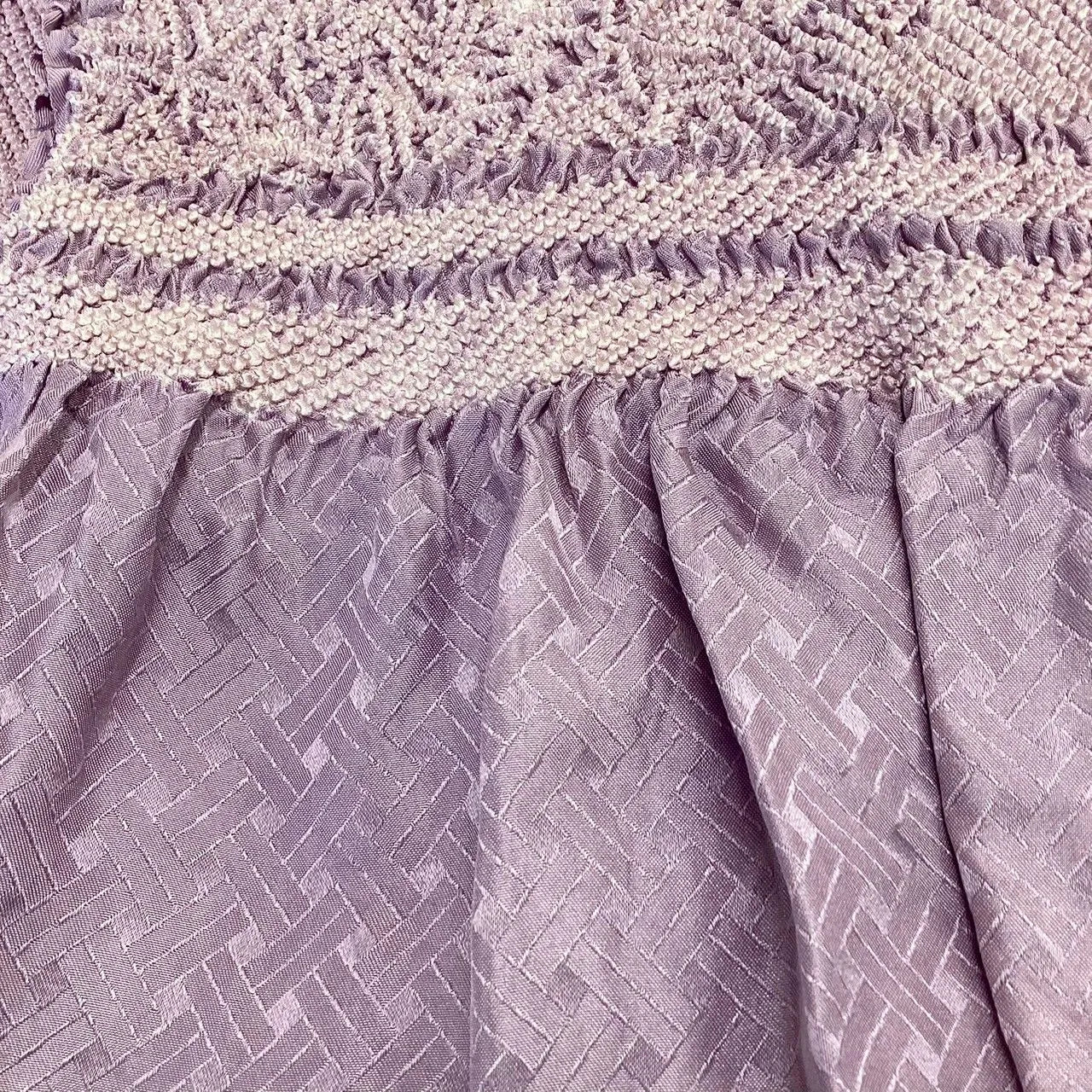 5896# Japanese Kimono Accessory Obiage and Obijime 2-piece Set Silk Shibori