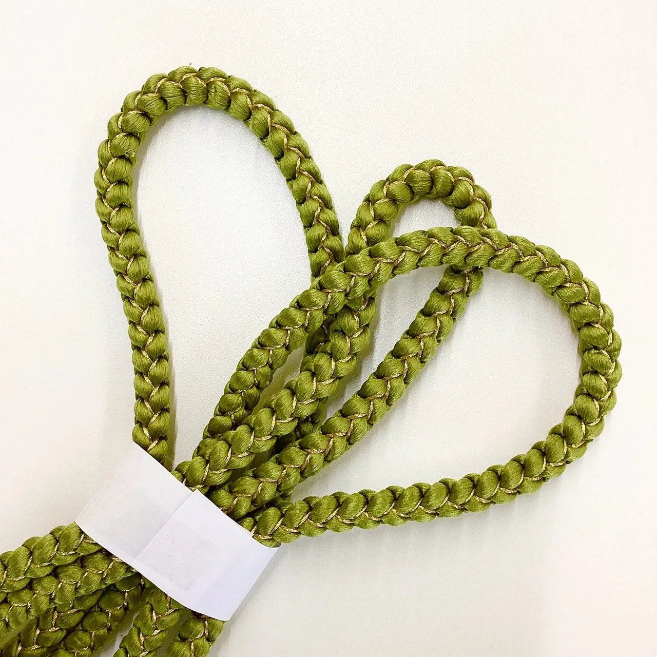 5897# Japanese Kimono Accessory Obiage and Obijime 2-piece Set Silk Shibori