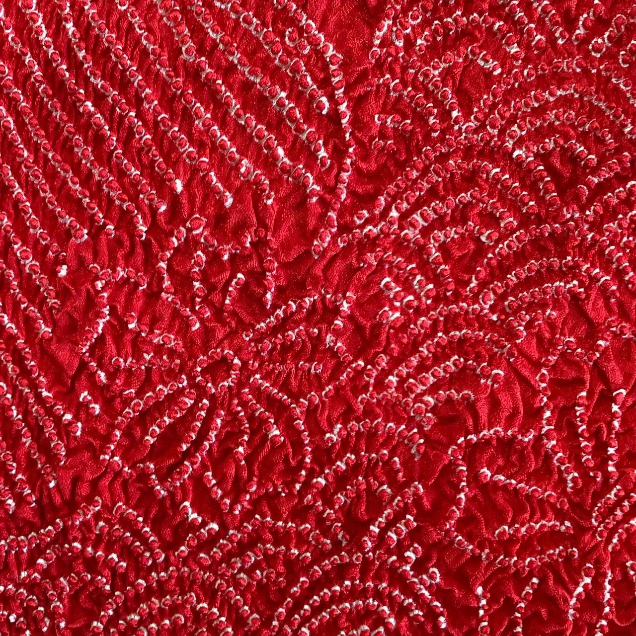 5901# Japanese Kimono Accessory Obiage and Obijime 2-piece Set Silk Shibori