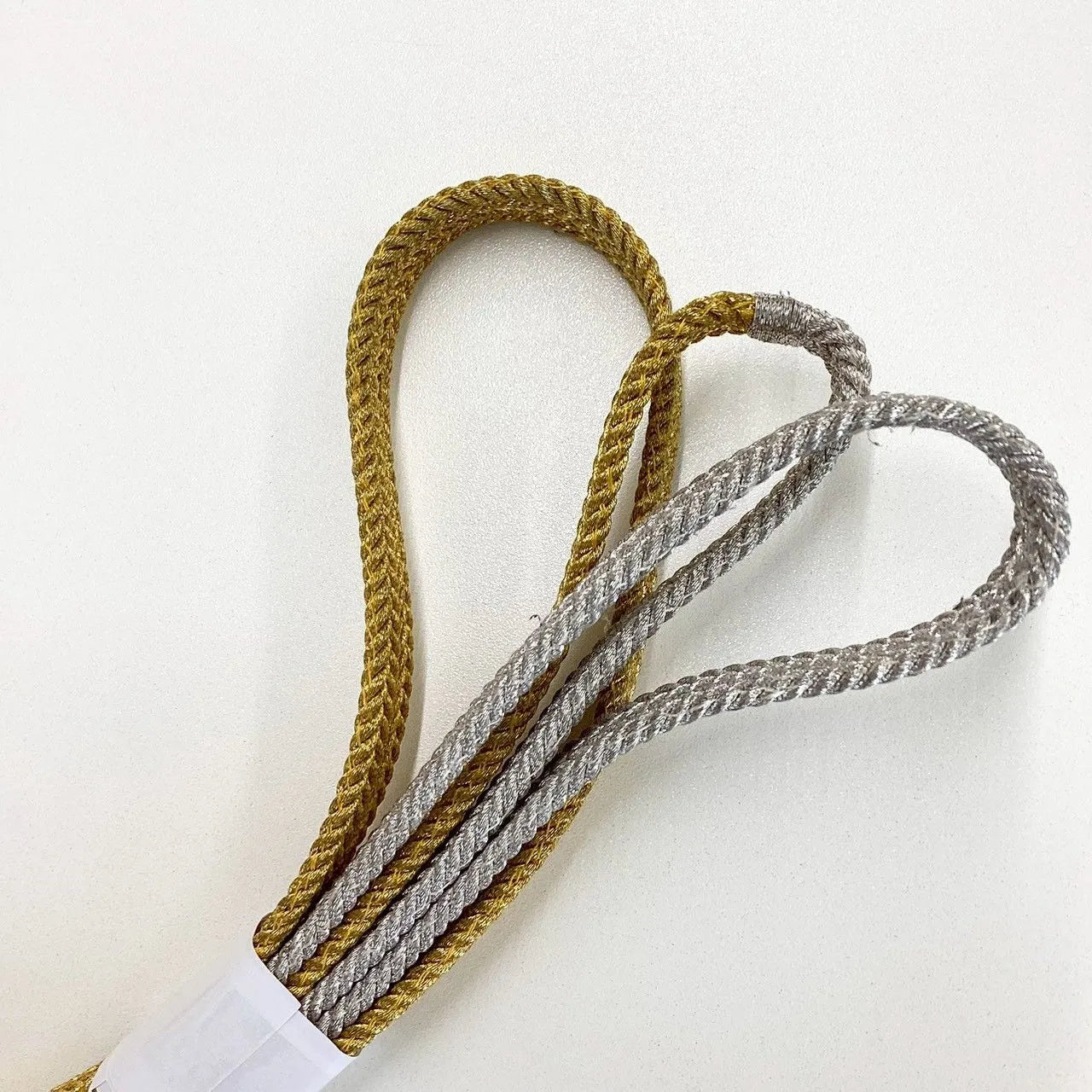 5902# Japanese Kimono Accessory Obiage and Obijime 2-piece Set Silk Shibori