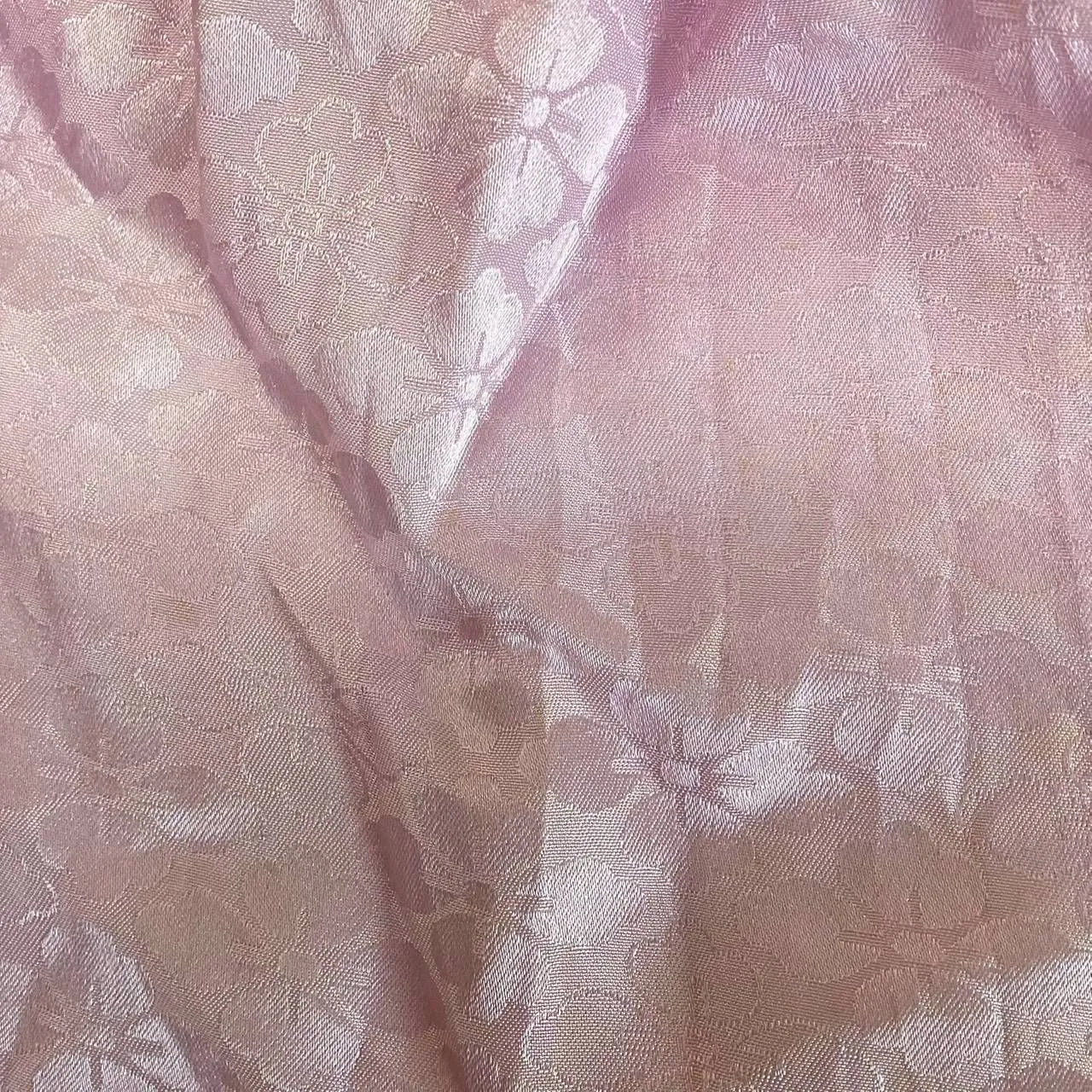 5903# Japanese Kimono Accessory Obiage and Obijime 2-piece Set Silk Shibori