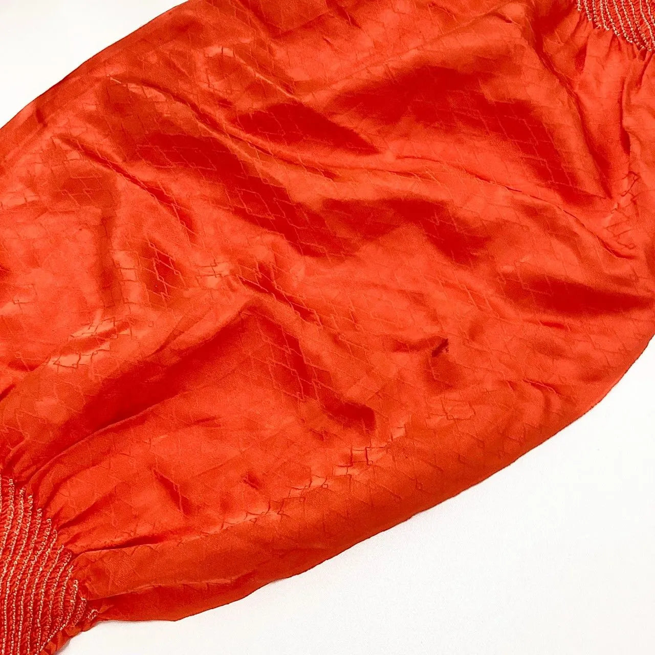 5904# Japanese Kimono Accessory Obiage and Obijime 2-piece Set Silk Shibori