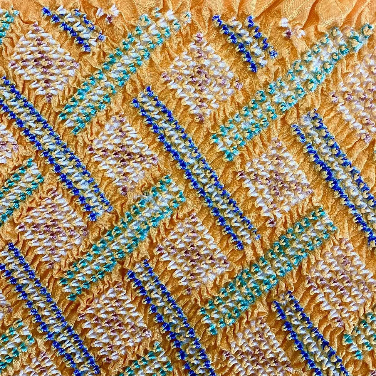 5906# Japanese Kimono Accessory Obiage and Obijime 2-piece Set Silk Shibori