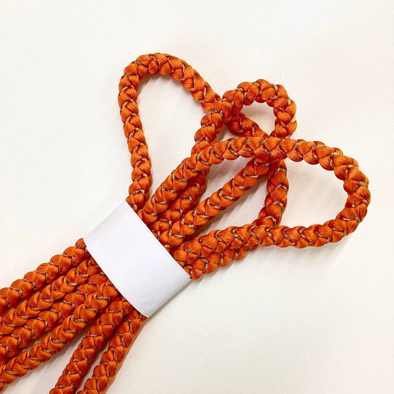 5909# Japanese Kimono Accessory Obiage and Obijime 2-piece Set Silk Shibori