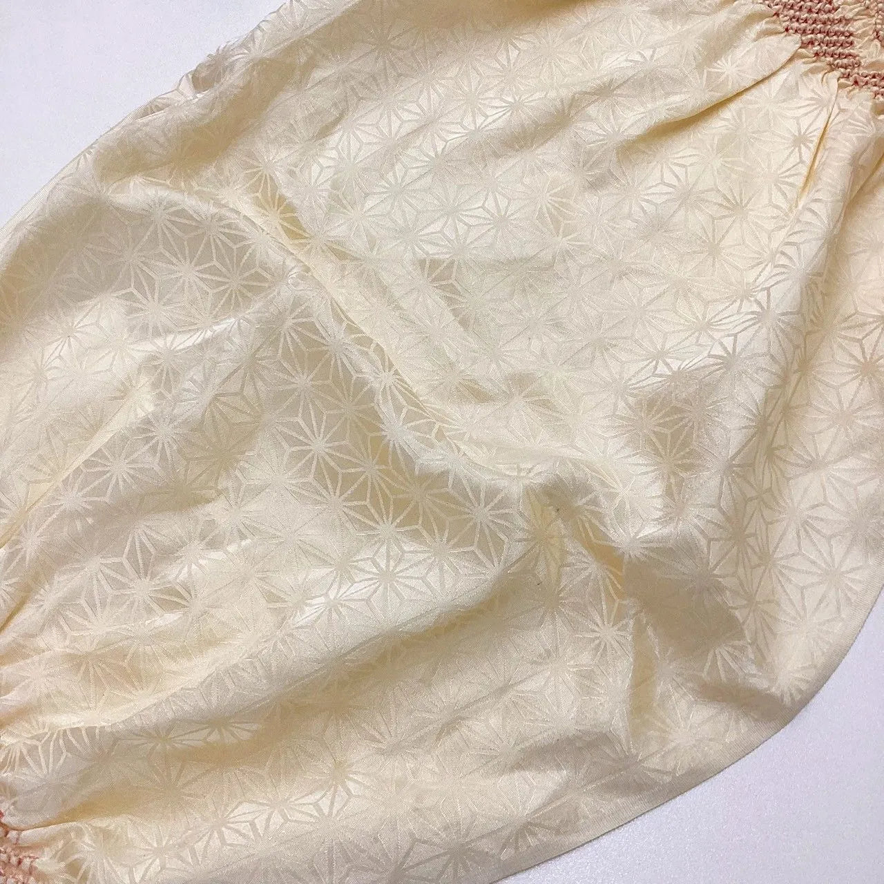 5911# Japanese Kimono Accessory Obiage and Obijime 2-piece Set Silk Shibori