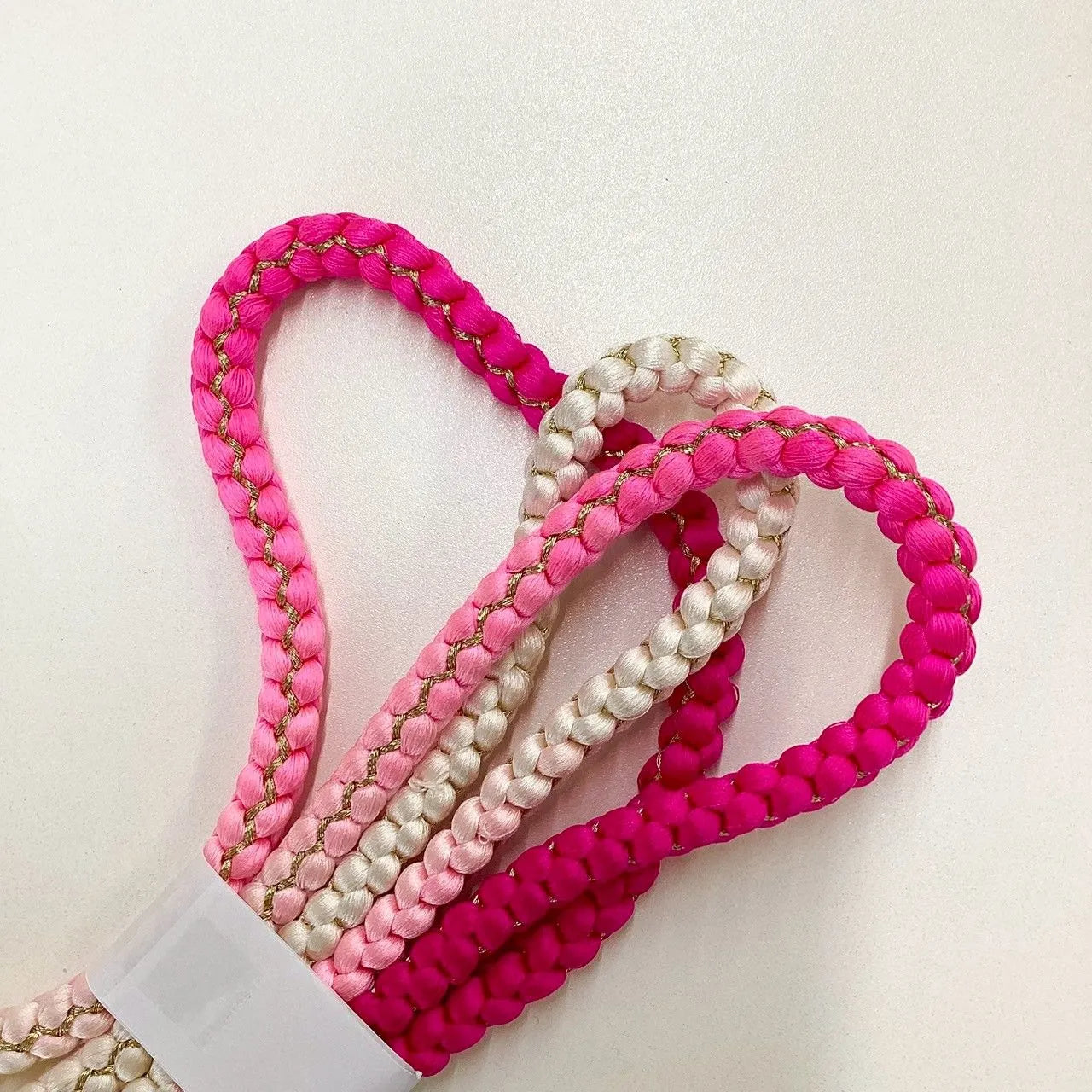 5912# Japanese Kimono Accessory Obiage and Obijime 2-piece Set Silk Shibori