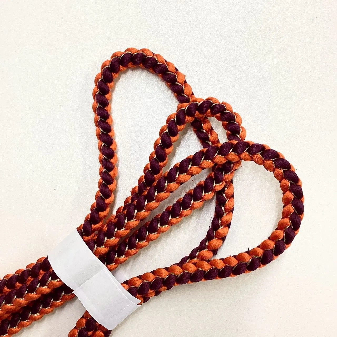 5916# Japanese Kimono Accessory Obiage and Obijime 2-piece Set Silk Shibori