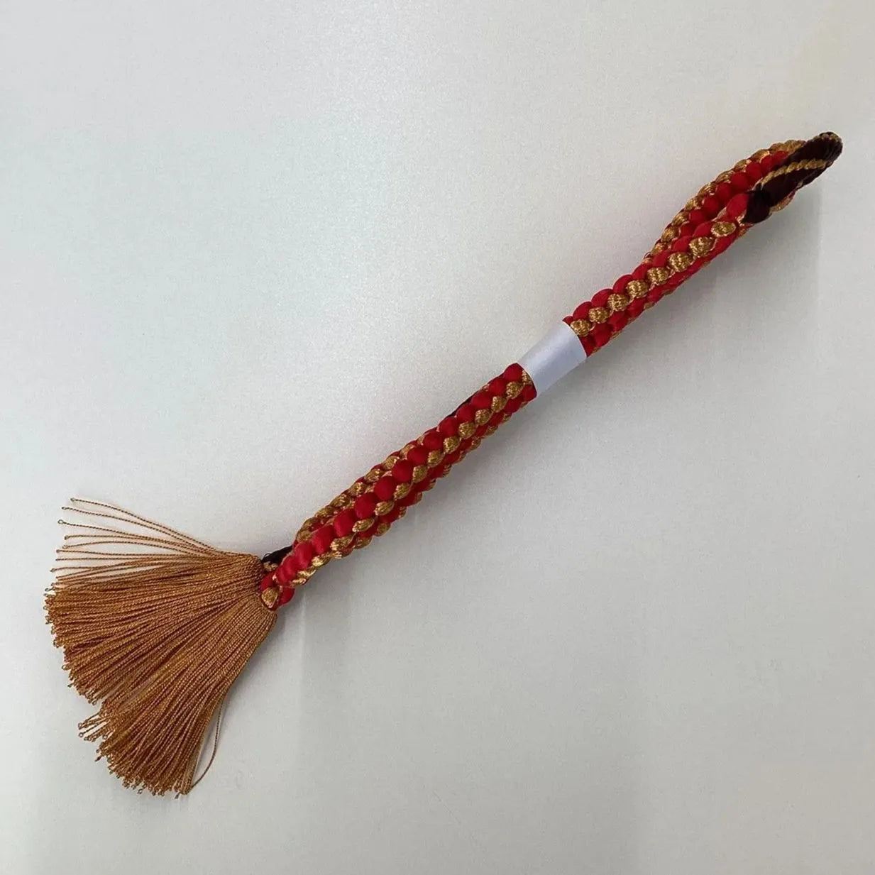 5887# Japanese Kimono Accessory Obiage and Obijime 2-piece Set Silk Shibori