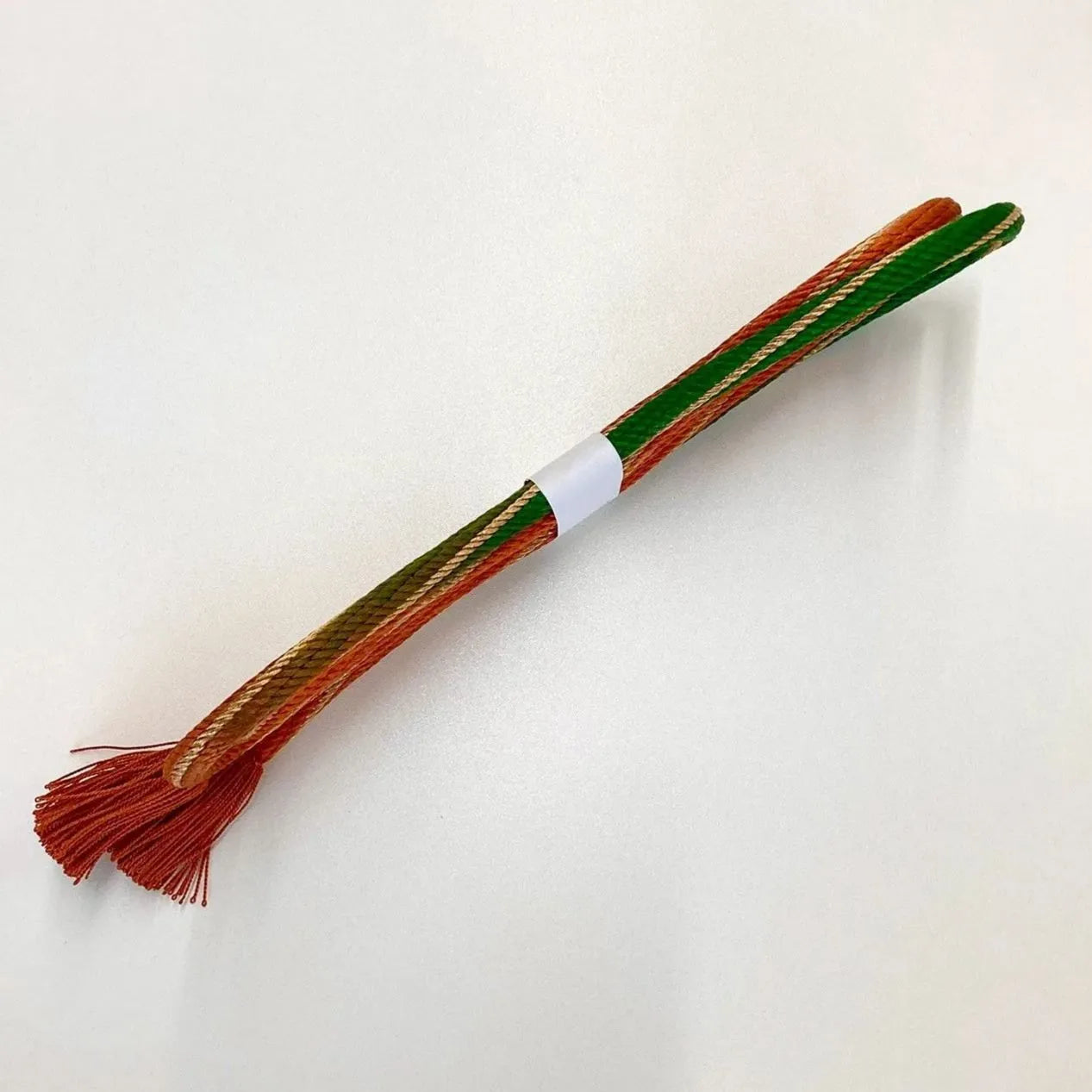 5891# Japanese Kimono Accessory Obiage and Obijime 2-piece Set Silk Shibori