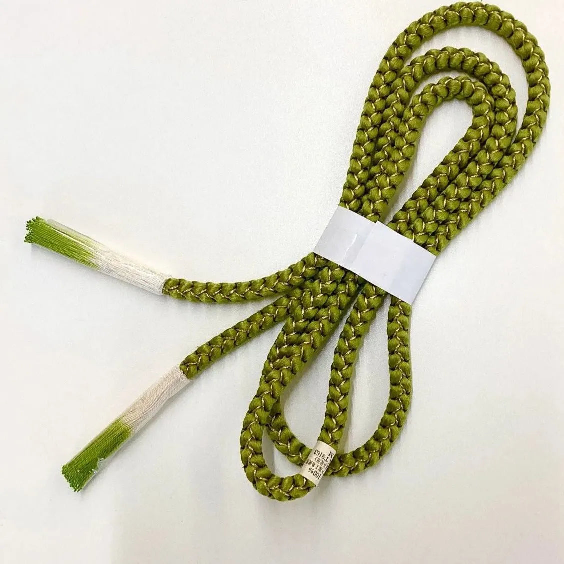 5897# Japanese Kimono Accessory Obiage and Obijime 2-piece Set Silk Shibori