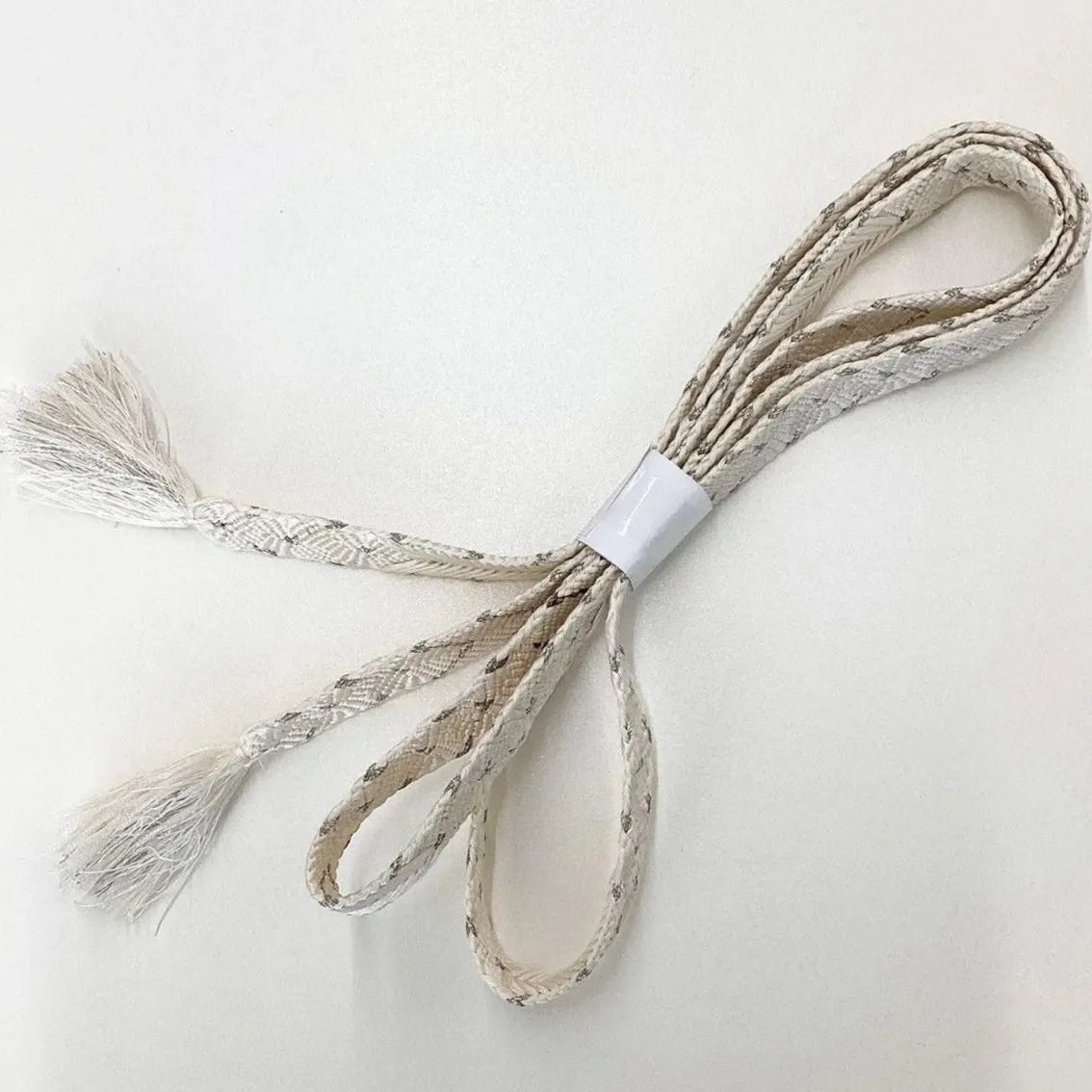 5905# Japanese Kimono Accessory Obiage and Obijime 2-piece Set Silk Shibori