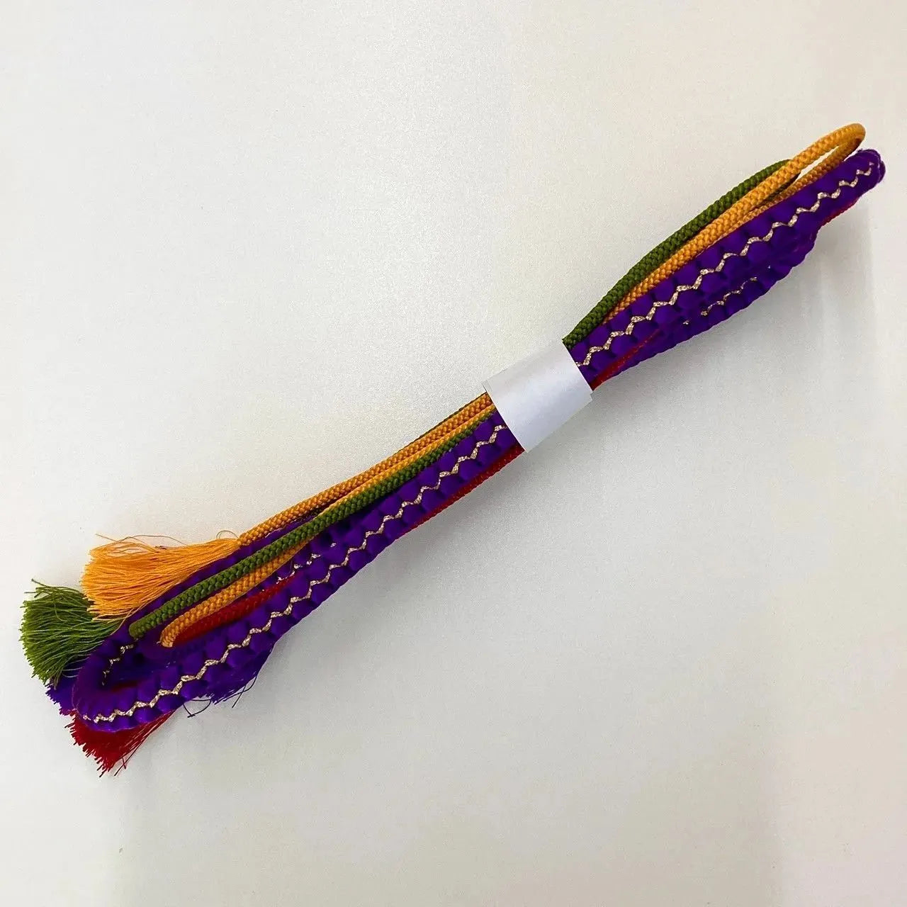 5906# Japanese Kimono Accessory Obiage and Obijime 2-piece Set Silk Shibori