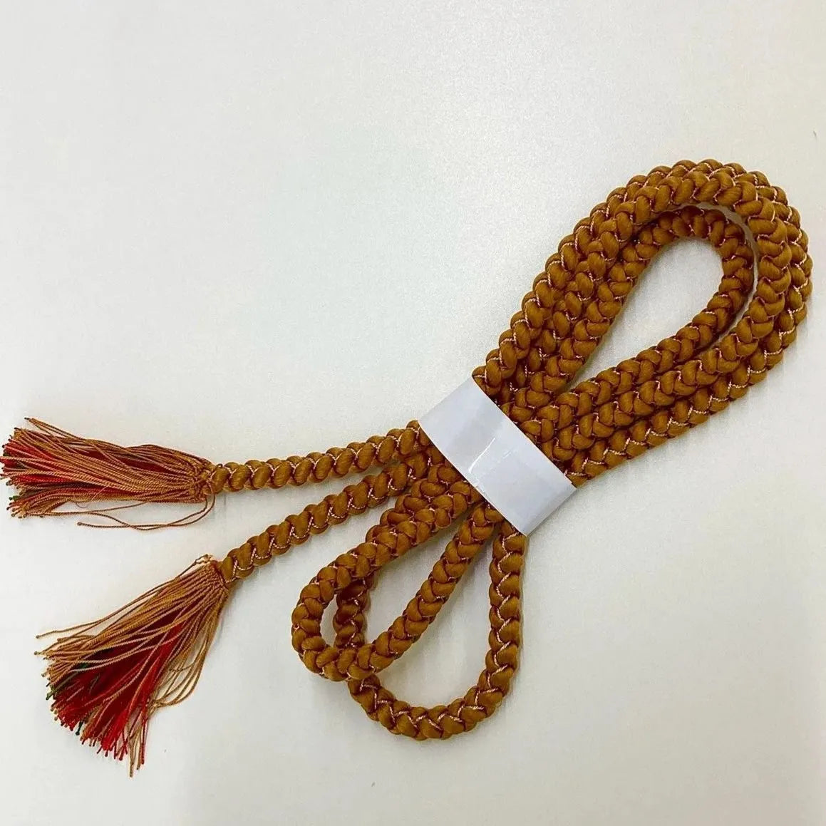 5911# Japanese Kimono Accessory Obiage and Obijime 2-piece Set Silk Shibori