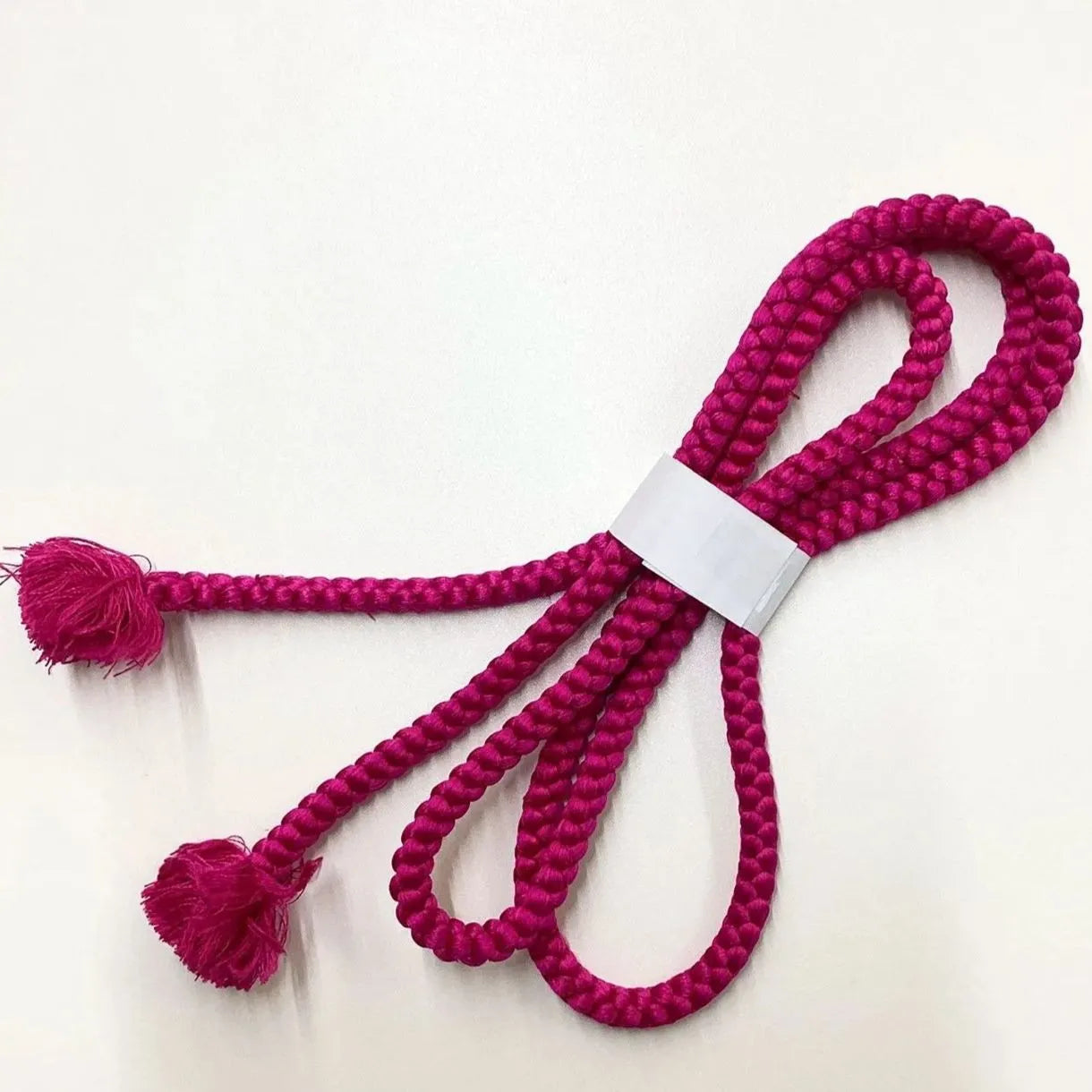 5915# Japanese Kimono Accessory Obiage and Obijime 2-piece Set Silk Shibori