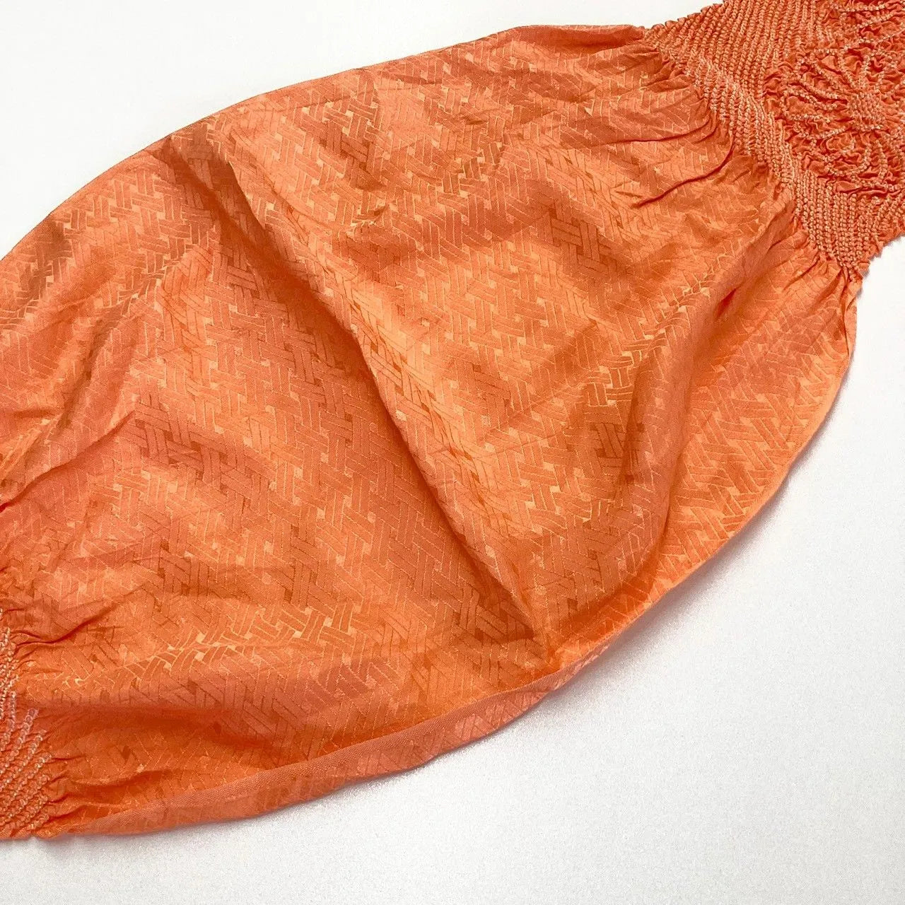 5918# Japanese Kimono Accessory Obiage and Obijime 2-piece Set Silk Shibori