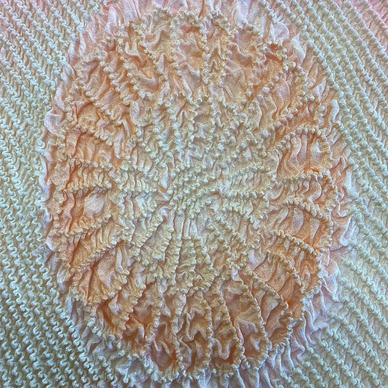 5921# Japanese Kimono Accessory Obiage and Obijime 2-piece Set Silk Shibori