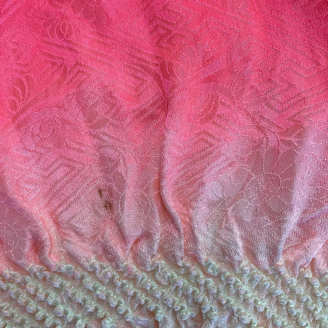 5921# Japanese Kimono Accessory Obiage and Obijime 2-piece Set Silk Shibori