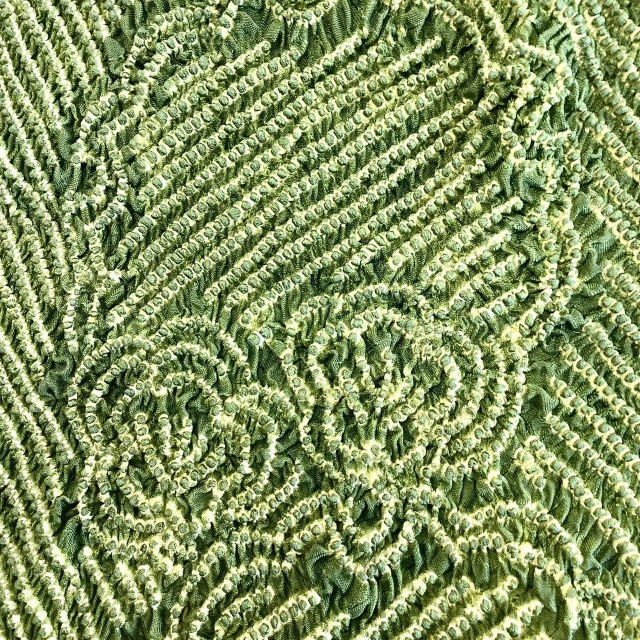 5926# Japanese Kimono Accessory Obiage and Obijime 2-piece Set Silk Shibori