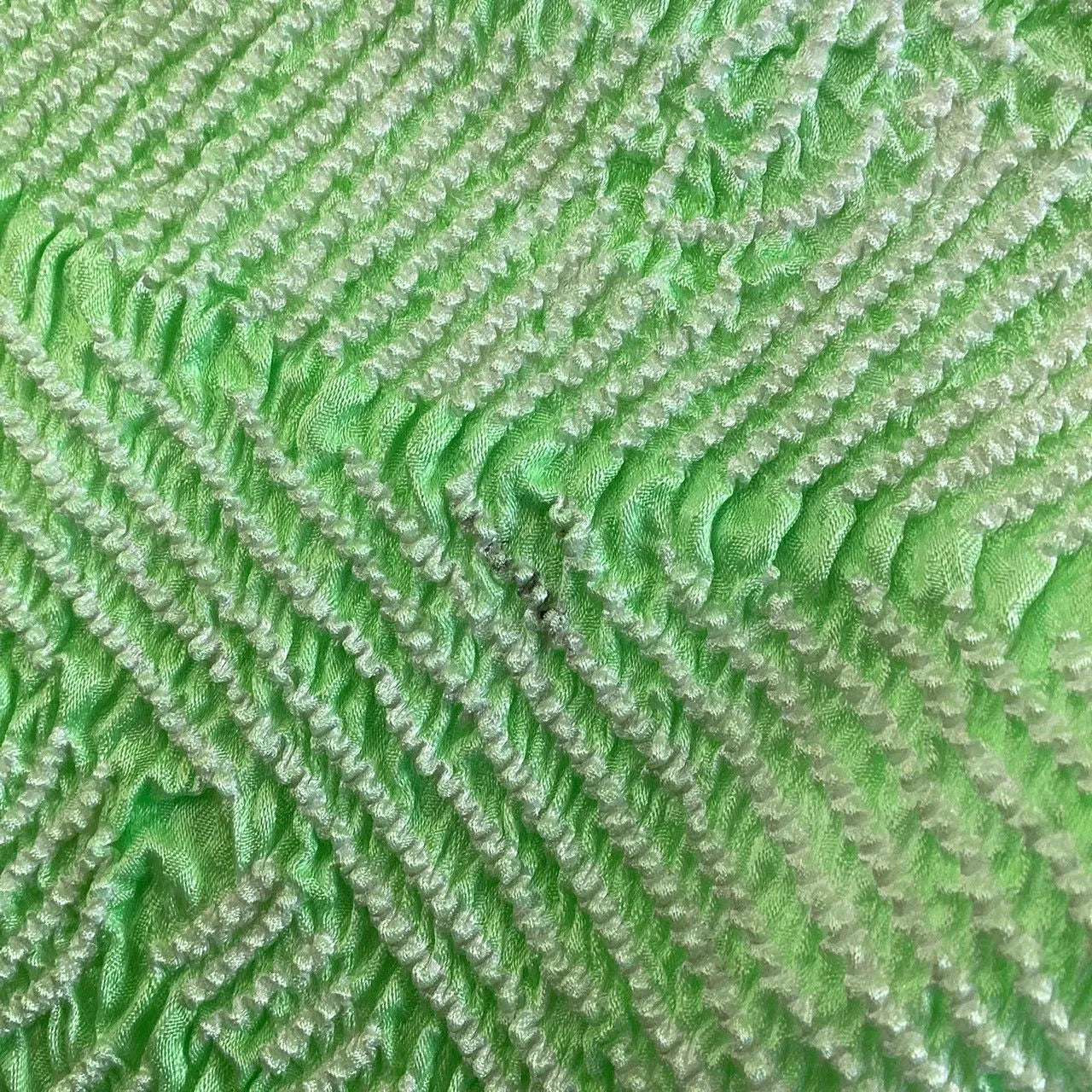 5927# Japanese Kimono Accessory Obiage and Obijime 2-piece Set Silk Shibori