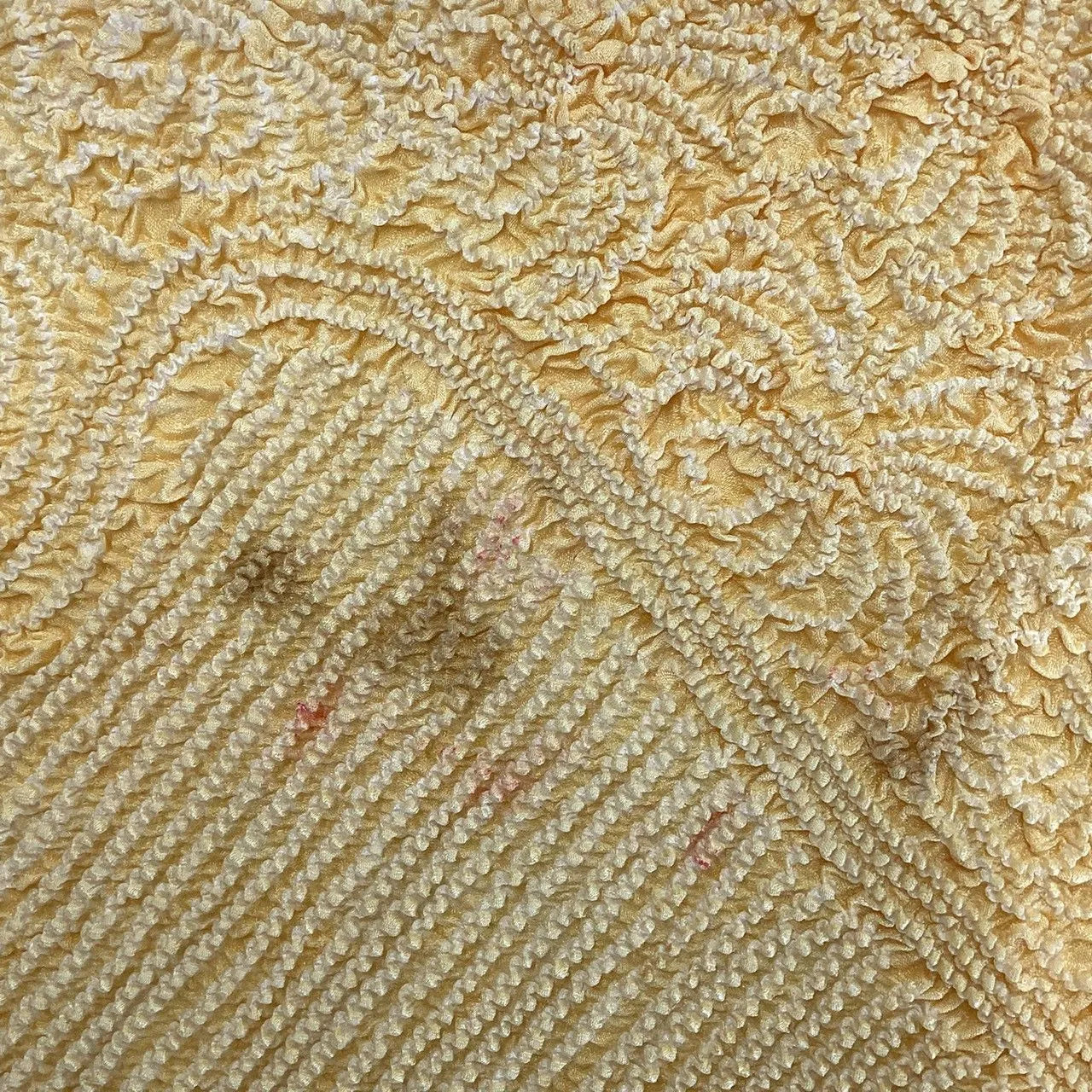 5928# Japanese Kimono Accessory Obiage and Obijime 2-piece Set Silk Shibori