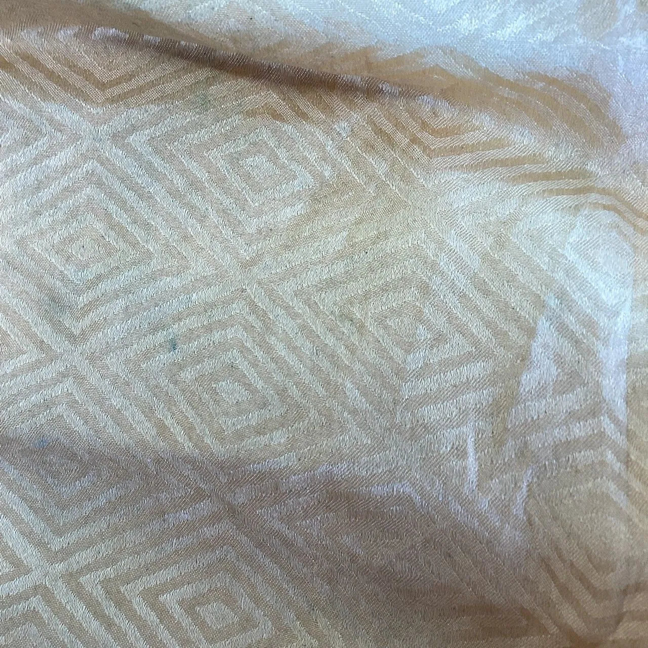 5928# Japanese Kimono Accessory Obiage and Obijime 2-piece Set Silk Shibori