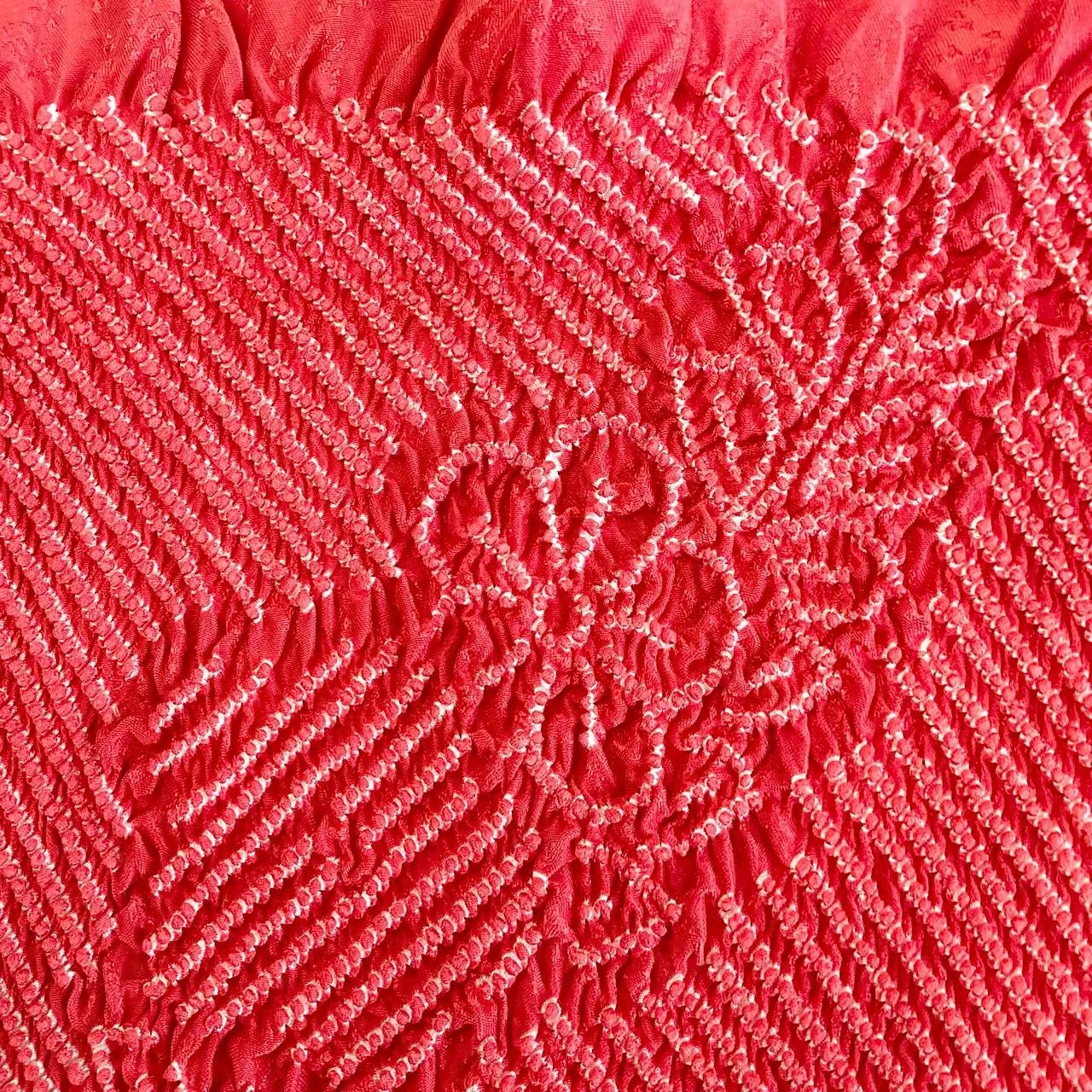 5930# Japanese Kimono Accessory Obiage and Obijime 2-piece Set Silk Shibori