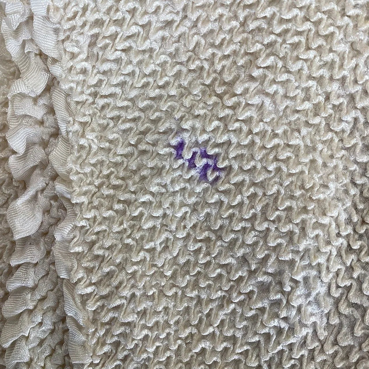 5932# Japanese Kimono Accessory Obiage and Obijime 2-piece Set Silk Shibori