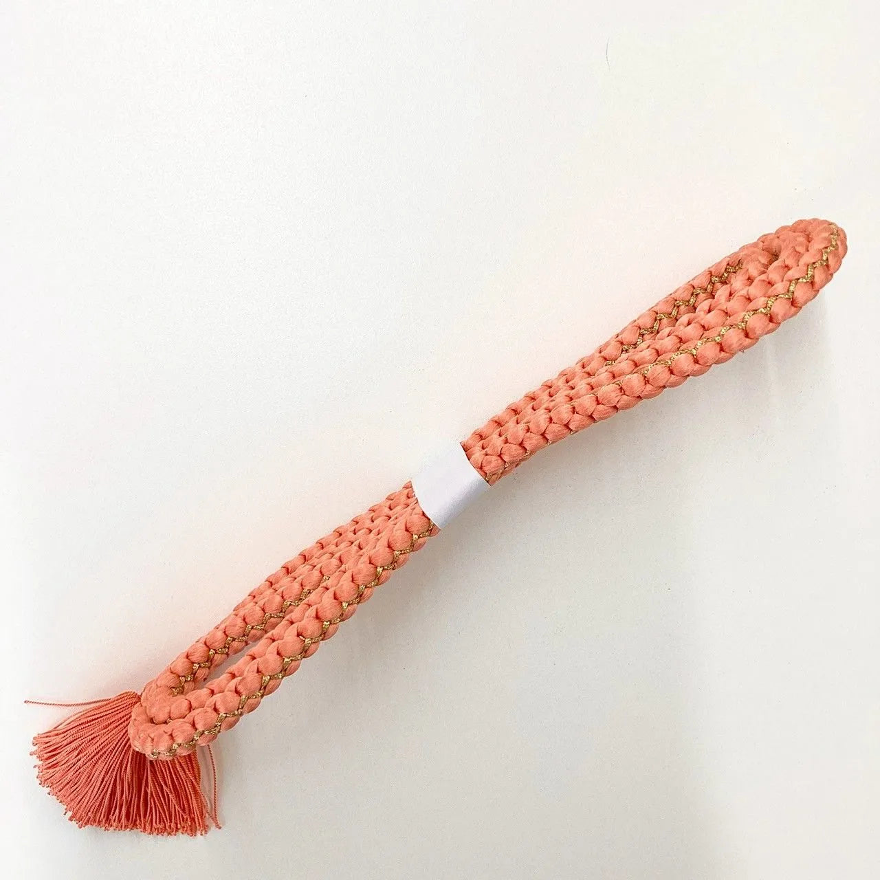 5933# Japanese Kimono Accessory Obiage and Obijime 2-piece Set Silk Shibori