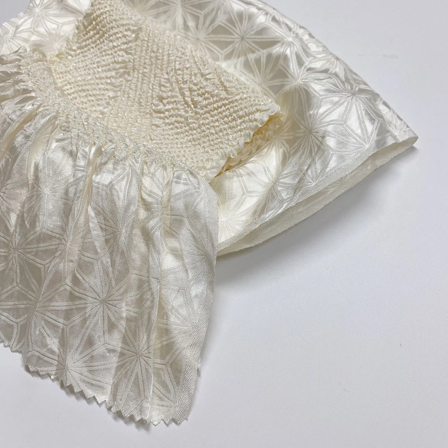 5938# Japanese Kimono Accessory Obiage and Obijime 2-piece Set Silk Shibori