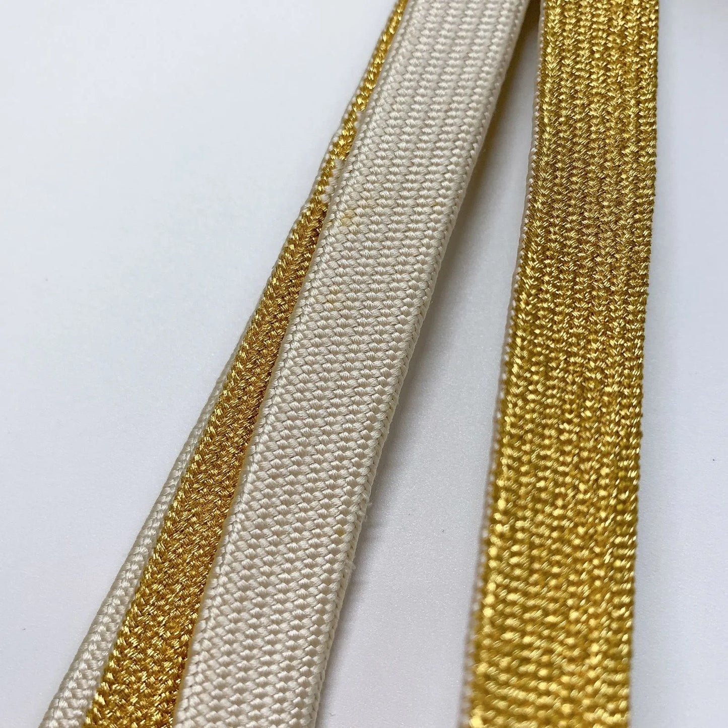 5940# Japanese Kimono Accessory Obiage and Obijime 2-piece Set Silk Shibori