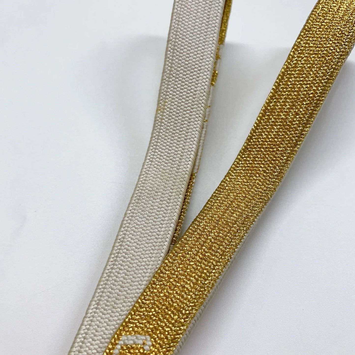 5940# Japanese Kimono Accessory Obiage and Obijime 2-piece Set Silk Shibori