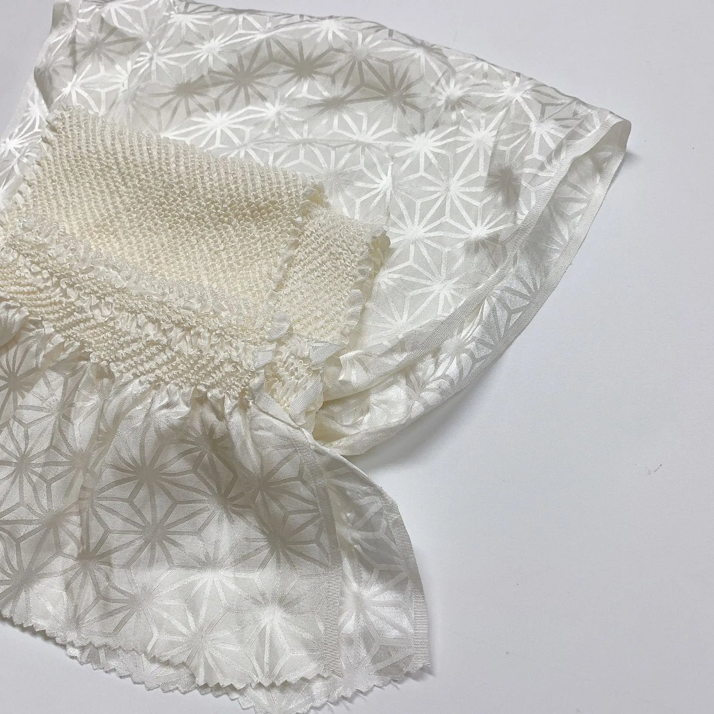 5940# Japanese Kimono Accessory Obiage and Obijime 2-piece Set Silk Shibori