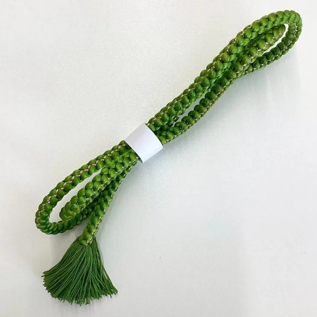 5926# Japanese Kimono Accessory Obiage and Obijime 2-piece Set Silk Shibori