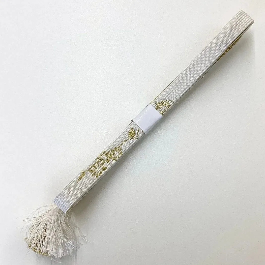 5935# Japanese Kimono Accessory Obiage and Obijime 2-piece Set Silk Shibori